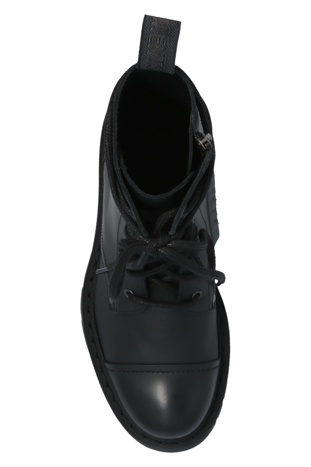 IetpShops Estonia Leather shoes with logo VETEMENTS ankle